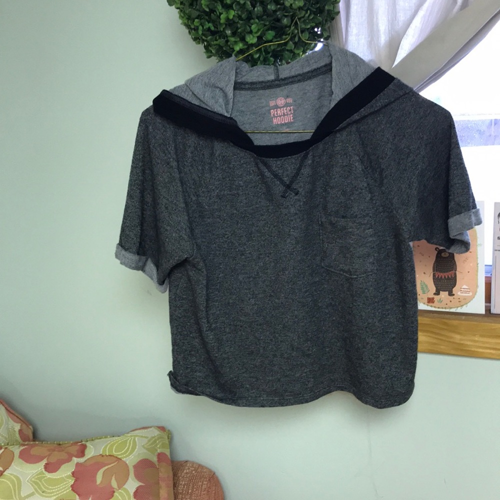 Crop jogger top